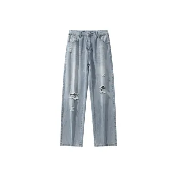 NVRFRGT Jeans Unisex Light Blue