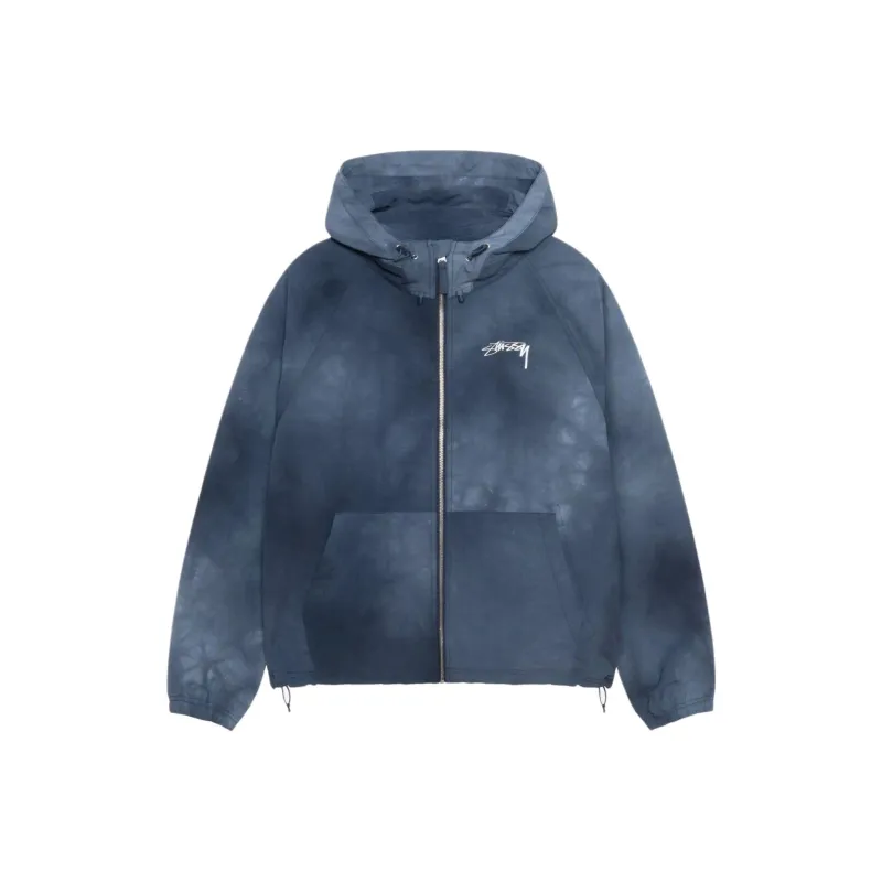 Stussy Beach Shell Wave Dye Hooded Sweatshirt-11