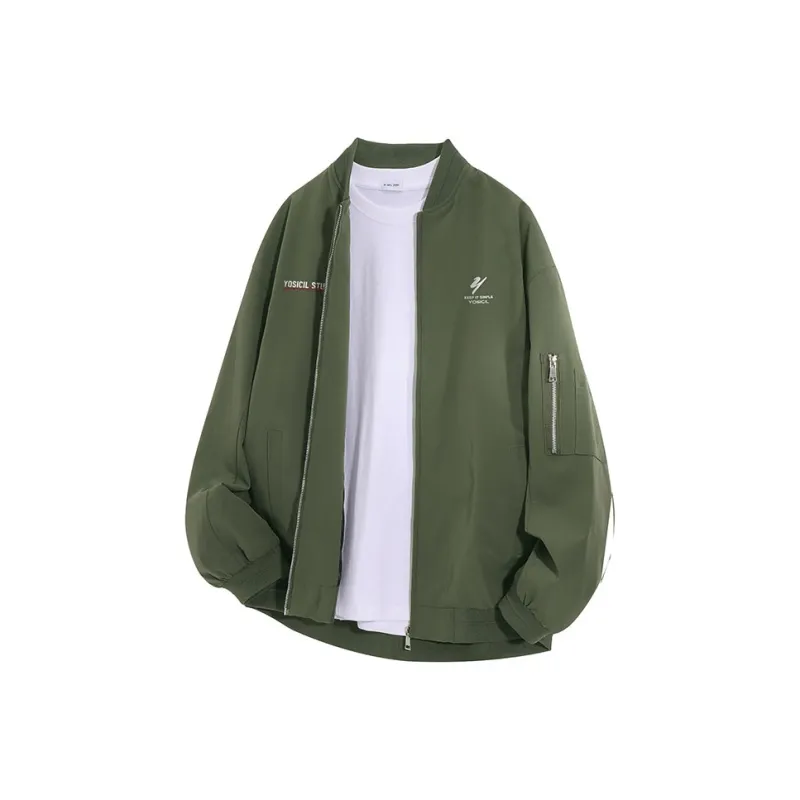 YOSICIL Jackets Coats Unisex Navy Blue-4
