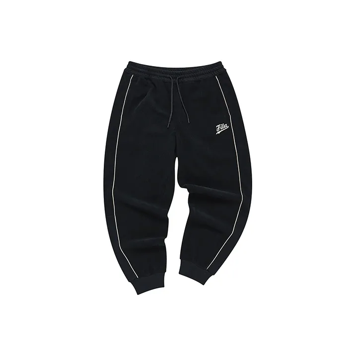 FILA FUSION Knitted Sweatpants Men's Pitch Black-0