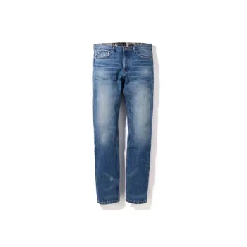 A BATHING APE X A.P.C. Patched Damage Denim Pants