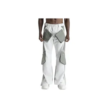 NORVINCY Zip Closure Multi-Pocket Urban Techwear Tactical Casual Pants Unisex