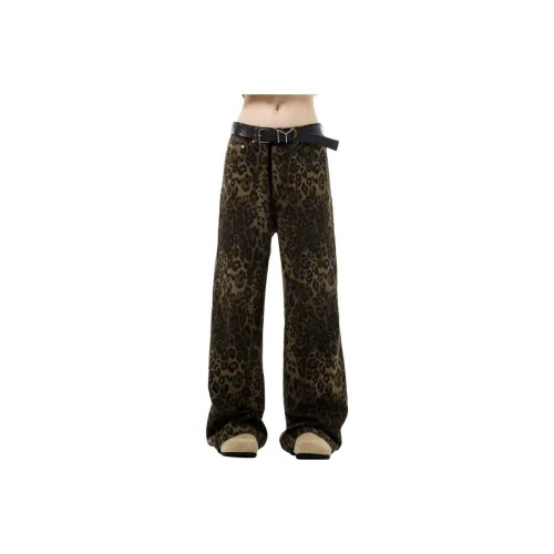 IXXAT Jeans Unisex Leopard Print