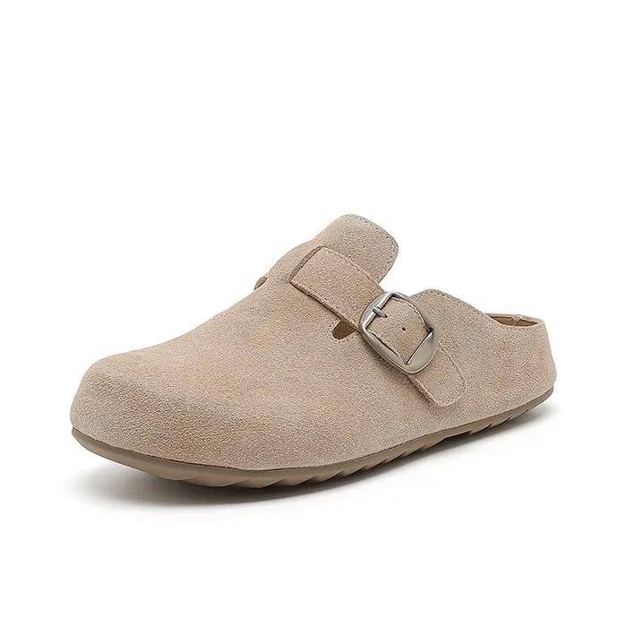 DAPHNE Rubber Sole Slip Resistant Closed Toe Slippers Women's-13