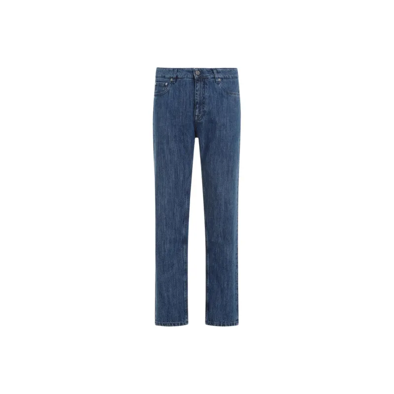 ETRO Straight Leg Slim Cut Jeans-0