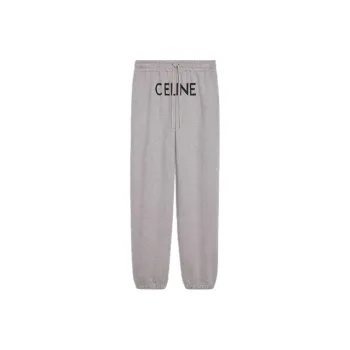 CELINE Knitted Sweatpants Men Gray