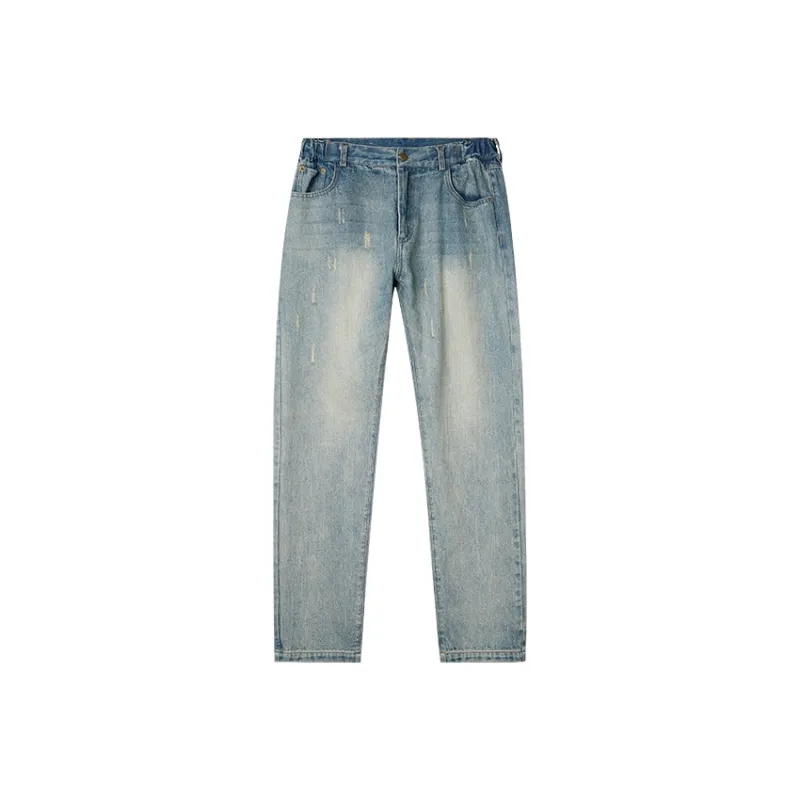 Slamble Jeans Unisex Washed Denim-0