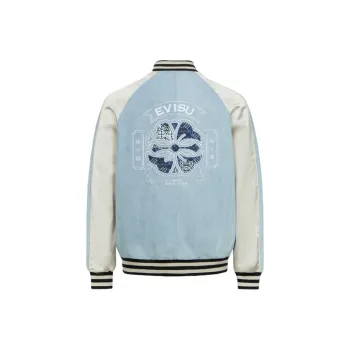 EVISU Jackets Men Denim Blue