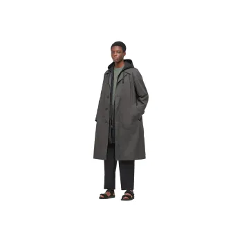 UNIQLO Trench Coat Unisex Dark Gray