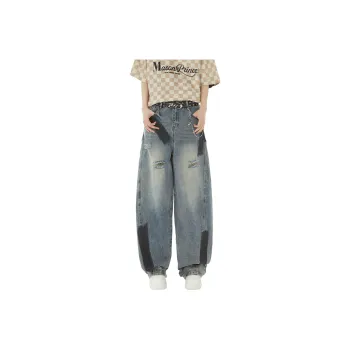 BRYAN JIMENEZ Jeans Unisex Color Block