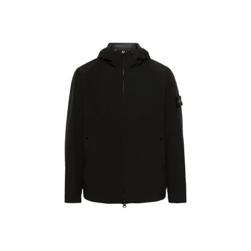 STONE ISLAND Zip Up Hooded Jacket