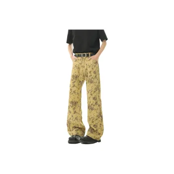 RICE NINE TEN Jeans Unisex Yellow