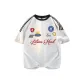 White Heather Gray (Red Logo)-T99