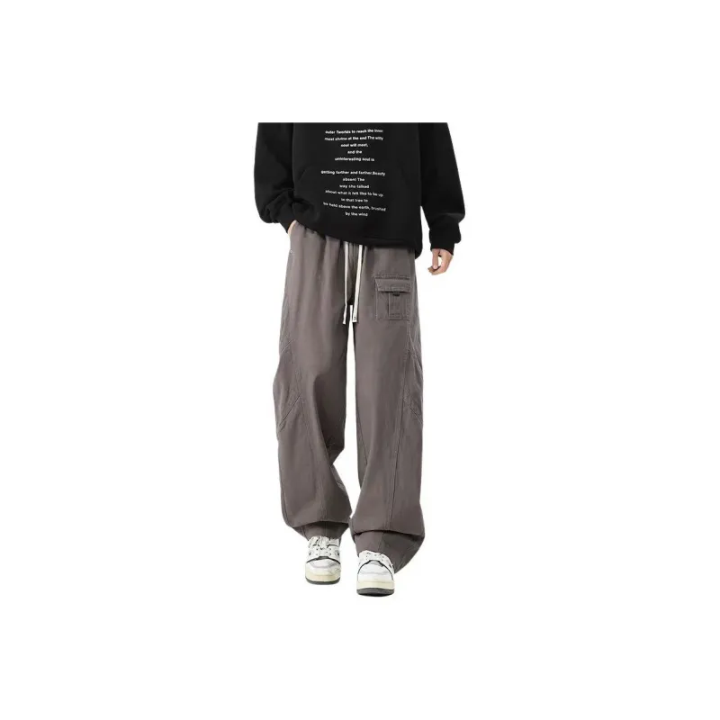 NOME Trendy Draped Comfortable Versatile Lace Up Pants Unisex-15