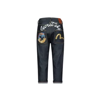 EVISU Jeans Men Denim Blue