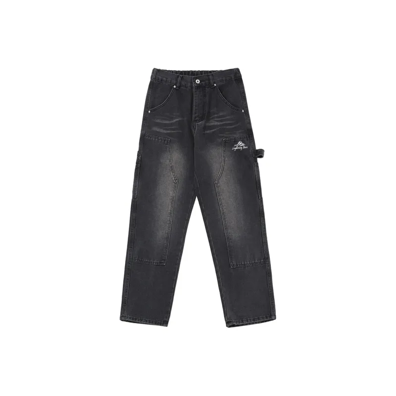LIGHTNING BEAR Jeans Unisex-5