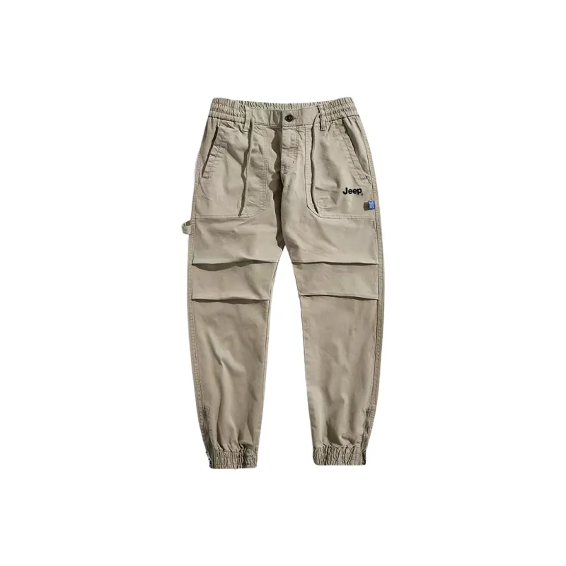 Jeep Straight Fit Casual Draped Cooling Sensation Cargo Pants Unisex-4