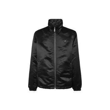PHILIPP PLEIN Logo appliqué Satin finish Windbreaker