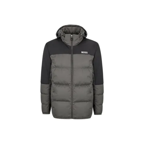 HUGO BOSS Jackets Coats Men's Gray