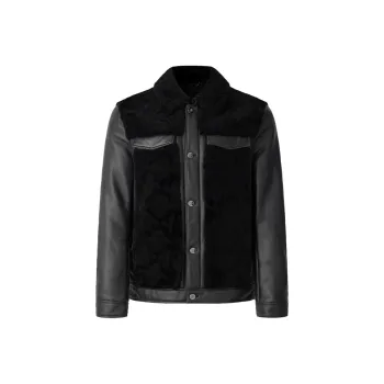 RARE Leather Jacket Men's Black