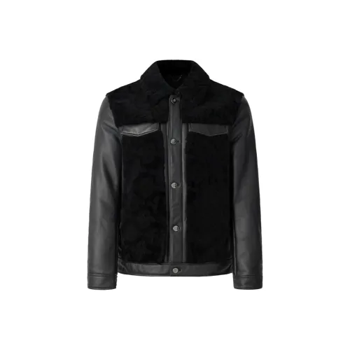 RARE Leather Jacket Men's Black