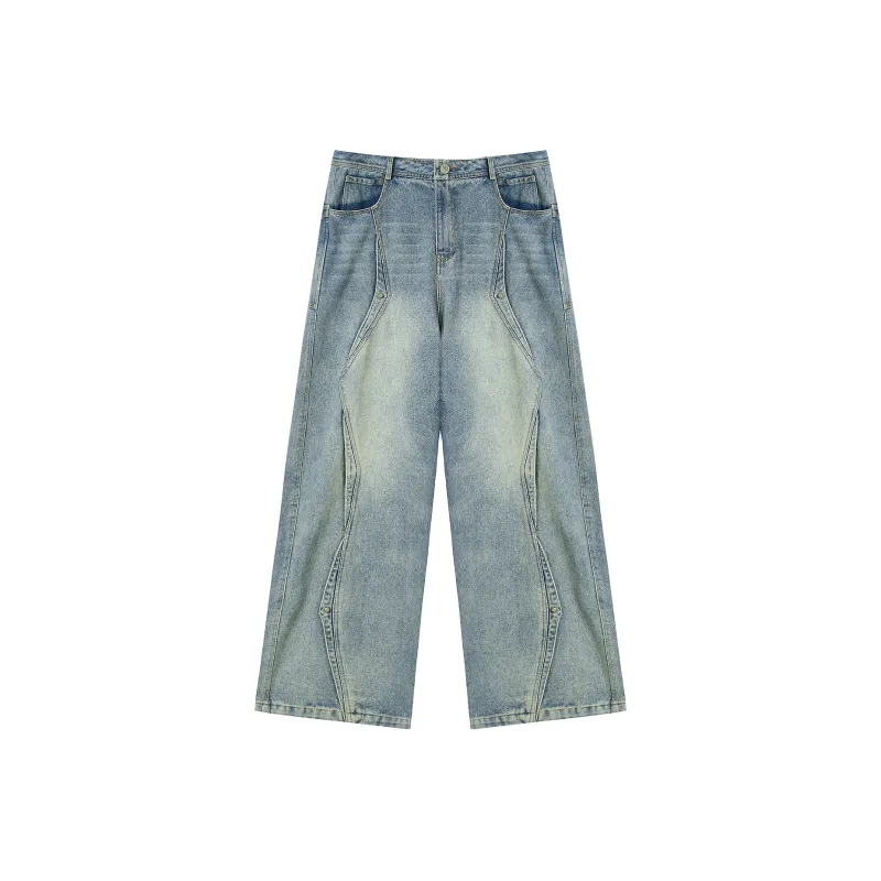 JHYQ Jeans Unisex Blue-0