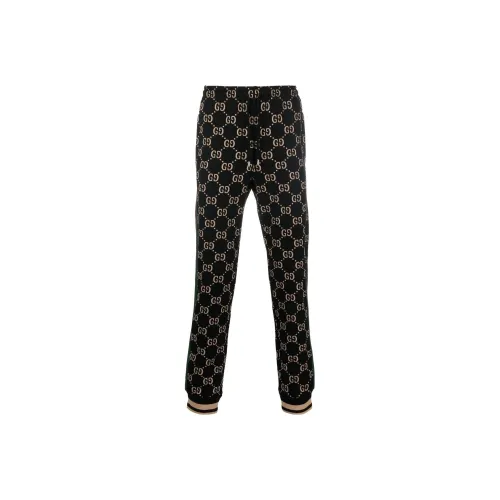 GUCCI SS22 Knitted Sports Pants Men's Black