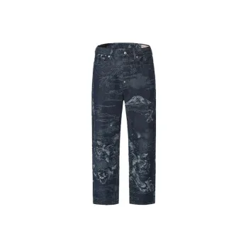 EVISU Jeans Men Denim Blue