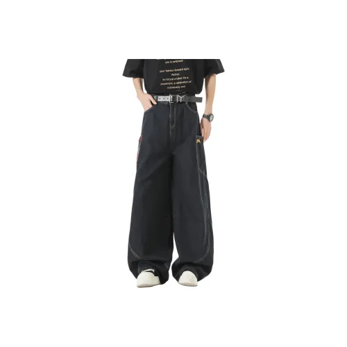Fingercroxx Jeans Unisex Blue