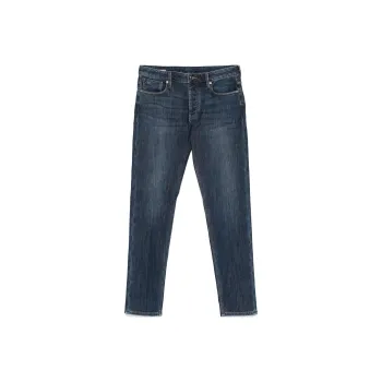EMPORIO ARMANI J75 Logo Patch Slim Cut Jeans