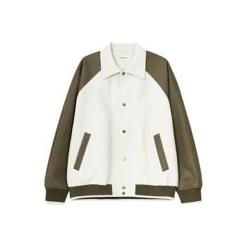 COKEIN Leather Jacket Unisex Apricot