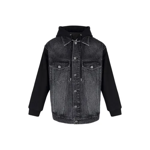 YLDP Jackets & Coats Unisex Black