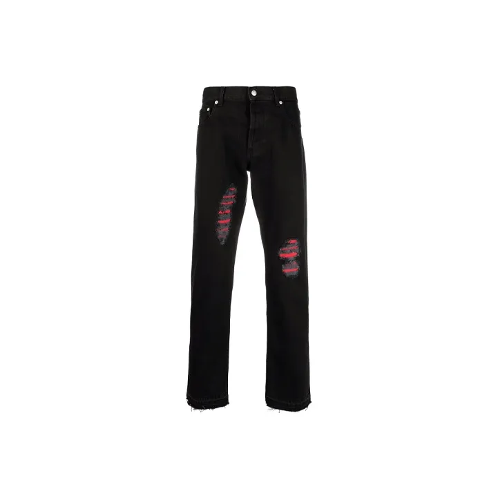 Alexander McQueen Jeans Men Black-0