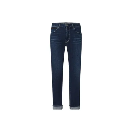 Lee FW22 Slim Fit Pants Jeans Men's Dark Blue