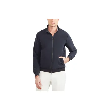 GUESS Logo Zip-Up Jacket Jackets Coats Men's Marine Blue