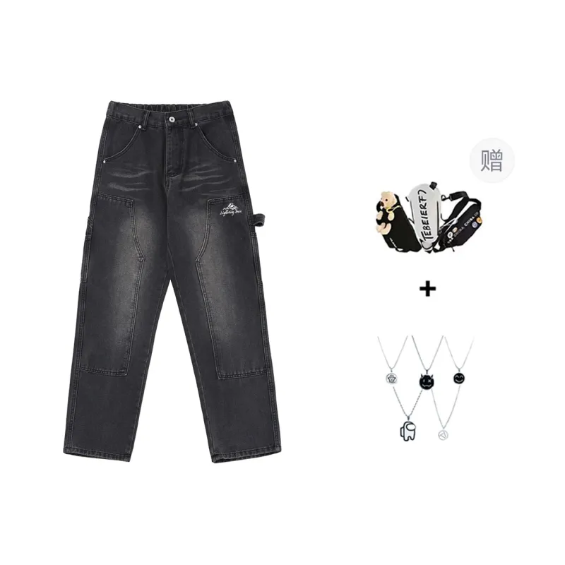 LIGHTNING BEAR Jeans Unisex-0
