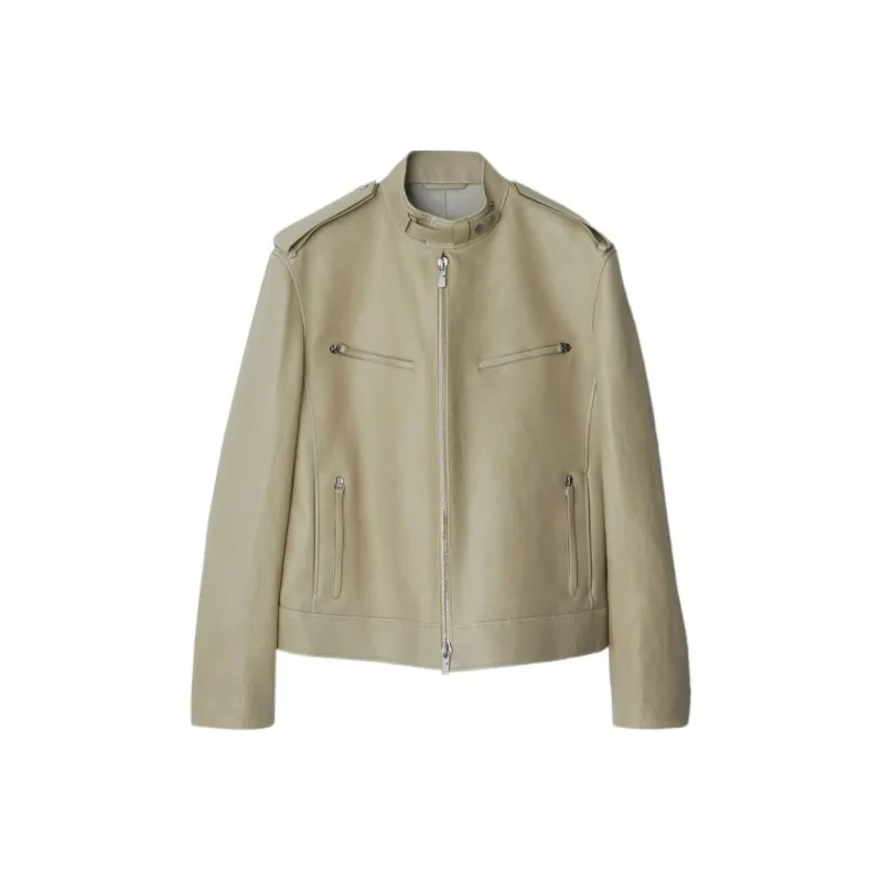 Burberry Leather Jacket-0