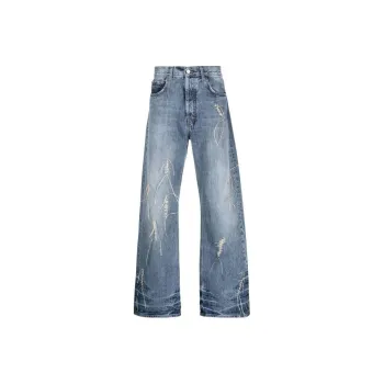 Jacquemus Jeans Men Azure Blue