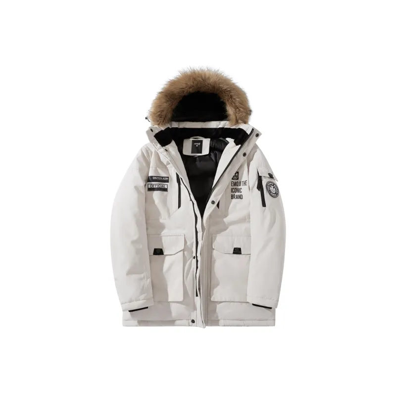 Emoji Winter Parka Coats Unisex-0