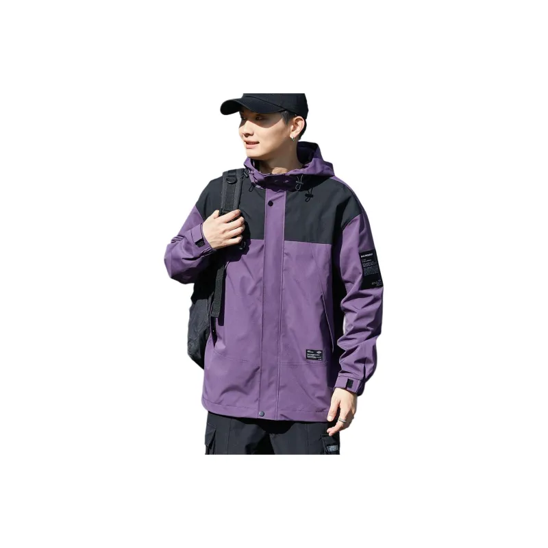 Tonlion Jackets Coats Men's Morlan Purple-0