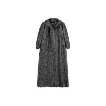 ANNAKIKI Trench Coat Men's Gray