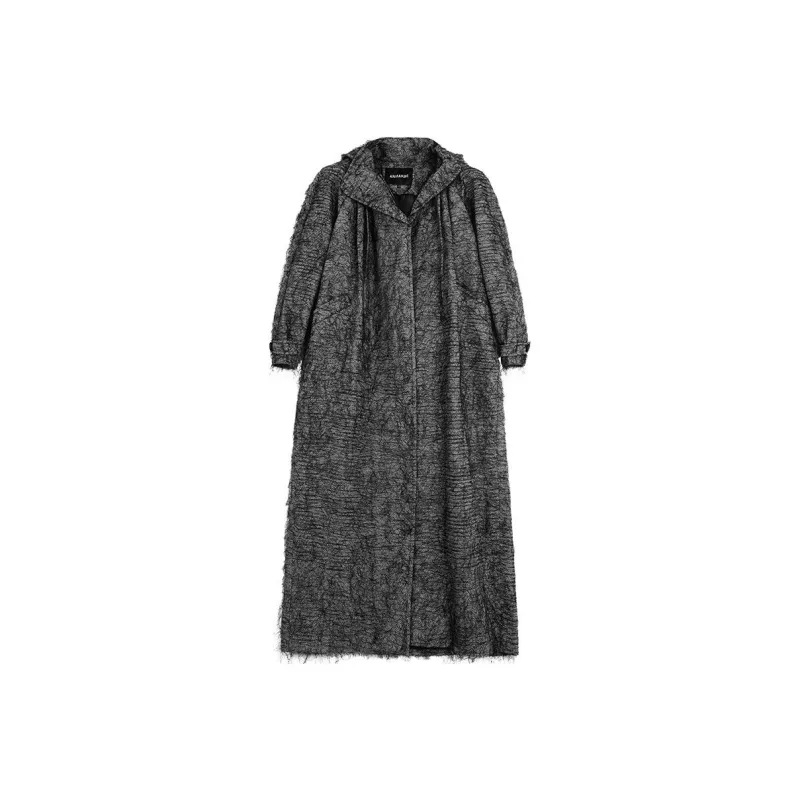 ANNAKIKI Trench Coat Men's Gray-0