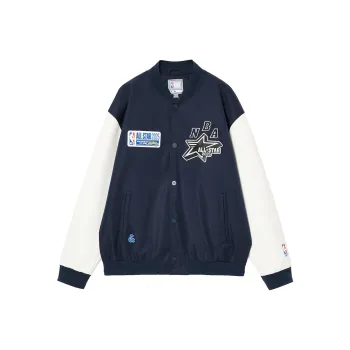 JACK JONES· JACK & JONES NBA Co brand Spring Summer Jackets & Coats Men's Navy Blue