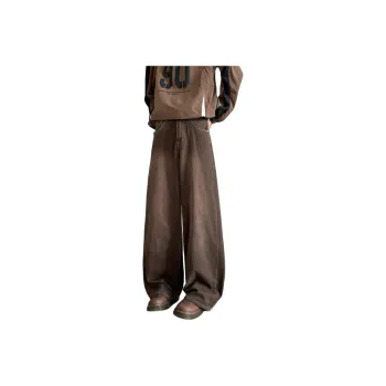 NVRFRGT Jeans Unisex Brown