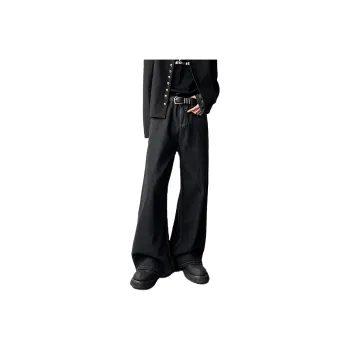 QOTRIOCK Jeans Men Black