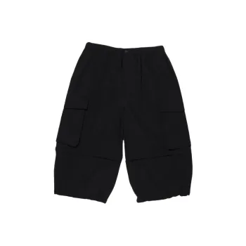 Beams Cargo Pants Men Black