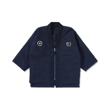 A BATHING APE x Alpha Industries FW23 Jackets Coats Unisex Dark Blue