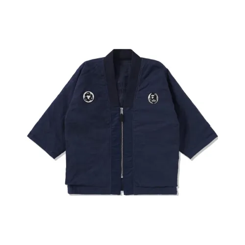 A BATHING APE x Alpha Industries FW23 Jackets Coats Unisex Dark Blue