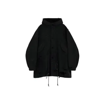 WE11DONE Parka Coats Unisex Black
