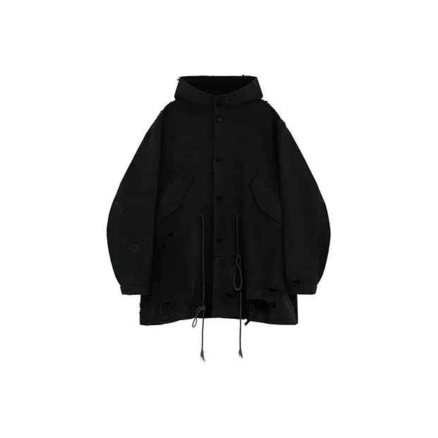 WE11DONE Parka Coats Unisex Black-0